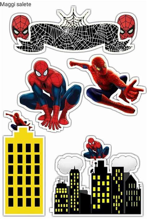 Superheroes party printable cupcake toppers spiderman. Spiderman Movie Free Printable Cake Toppers. - Oh My ...