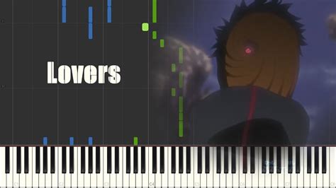 Naruto Shippuuden Opening 9 Lovers Piano Synthesia Youtube