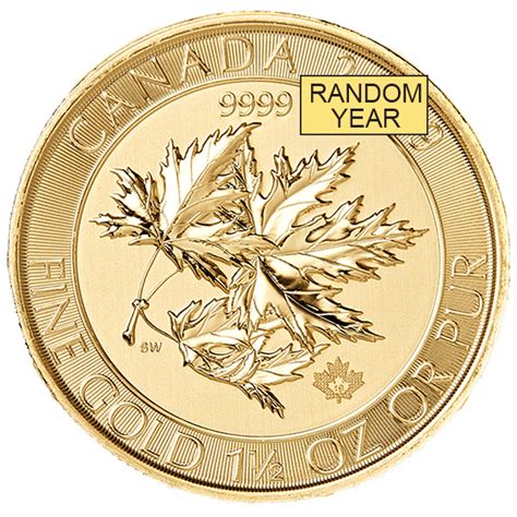 15 Oz Gold Canadian Maple Leaf Coins For Sale Megaleaf™