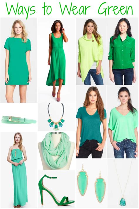 Seeing Green Ways To Wear Green Wear Green How To Wear Fashion