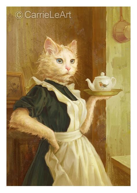 Victorian Era Cat Portrait Vintage Style Pet Portrait Poster Etsy