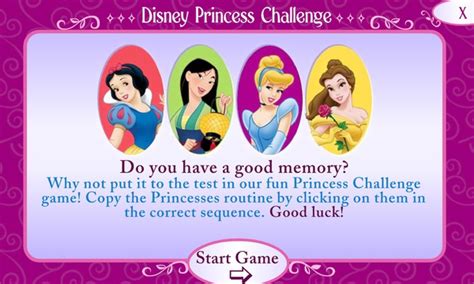 disney princess challenge disney