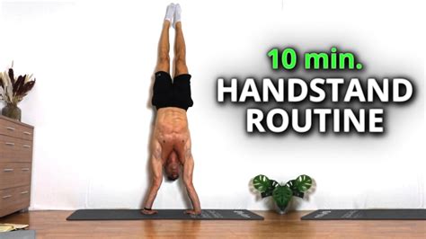 10 Min Beginner Handstand Routine At Home Follow Along Youtube