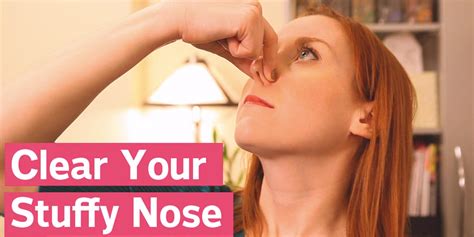 She Shows Us Two Great Ways To Clear A Stuffy Nose