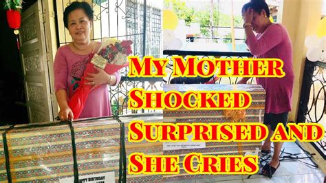 My Mother Shocked Surprised And She Cries Youtube