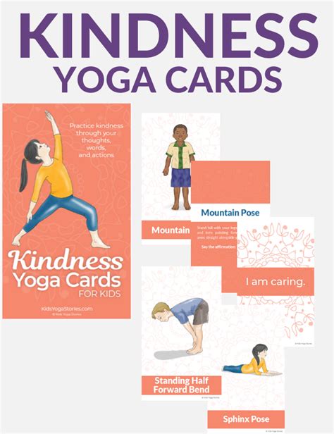 They go really well with different units or are a ton of fun on their own. Kindness Yoga Cards for Kids - Kids Yoga Stories