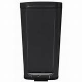 Images of Black Stainless Steel Kitchen Trash Can