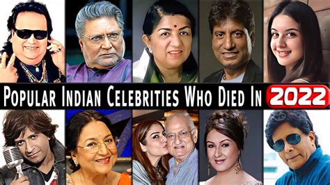 60 Indian Celebrities Actors Who Died In 2022 Famous Bollywood Actors And Actresses Death In