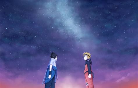 Wallpaper Friends Naruto Art Sasuke Starry Sky Juneau Images For