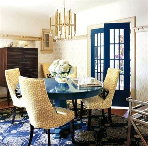 Blue And Yellow Dining Room Blue Dining Room Makeover Dining Room