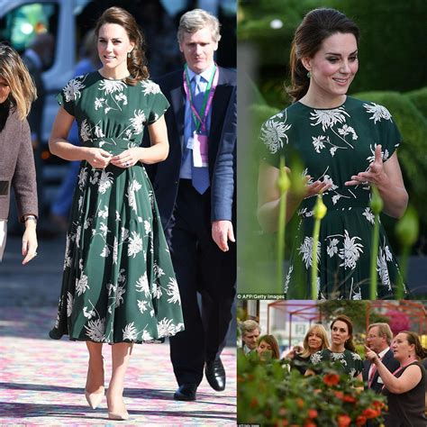 Prince William And Catherine Floral Skirt Royalty Skirts Fashion Royals Moda Fashion
