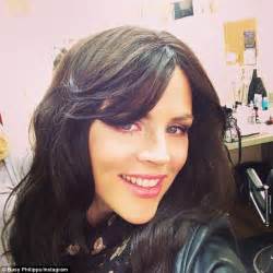 Busy Philipps Unveils Brunette Locks On Set Of Cougar Town Before