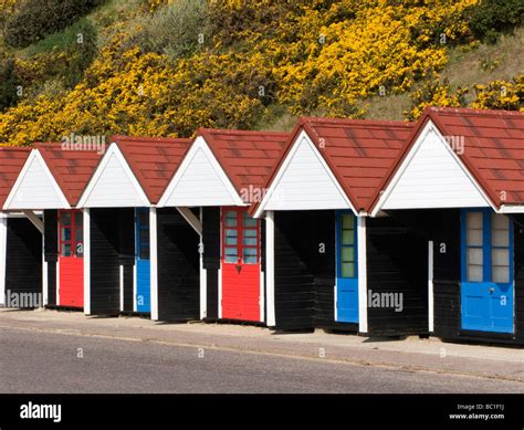 Beach Huts On Bournemouth Promenade Dorset Uk Europe Stock Photo Alamy