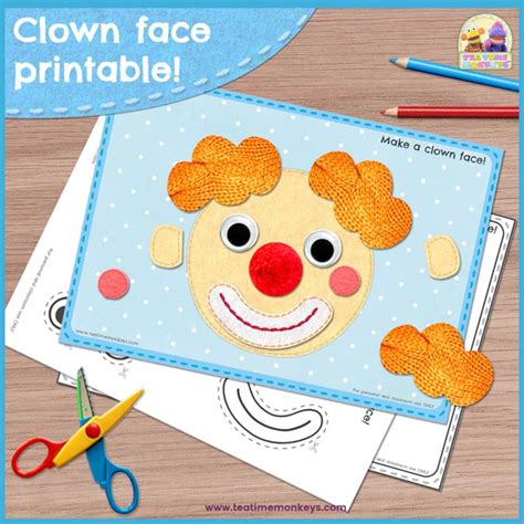 Parts Of The Face Picture Word Flashcards Tea Time Monkeys