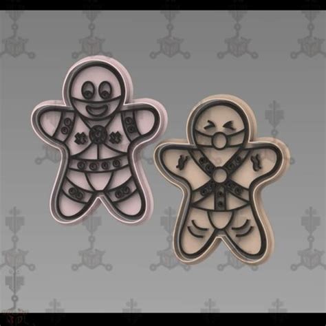 free stl file gingerbread cookie cutter dbsm 18・3d printer design to download・cults