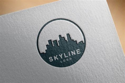 City Building Skyline Logo 3 Version Branding And Logo Templates