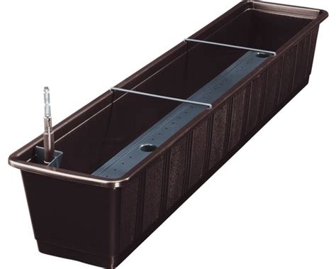 Watering system and water level indicator, 100… 20,33 € in stock. Jardiniera Geli Aqua Green Plus, plastic, 100x20x17 cm ...