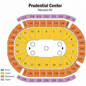 Prudential Center Seating Chart Views And Reviews New Jersey Devils