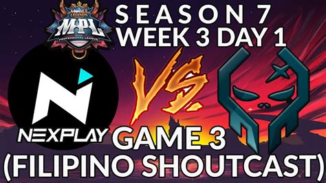 Nextplay Solid Vs Execration Game Nxp Vs Exe Mpl Ph Season Week