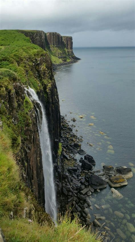 Kilt Rock Waterfall Near Staffin Isle Of Skye My Picture
