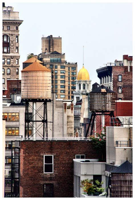 New York City Rooftop Water Tanks New York Architecture Nyc Rooftop
