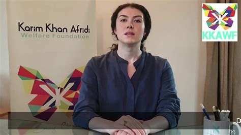 Karim Khan Afridi Welfare Foundation Kathleen Gannon Youtube