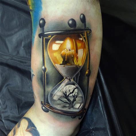 Moreover, this element is versatile in the sense that it looks good in singularity as well as when combined with other design elements too. Life and Death Hourglass Tattoo | Best tattoo ideas & designs