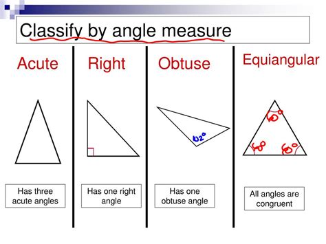 Ppt Classify Triangles By Their Angle Measures And Side Lengths