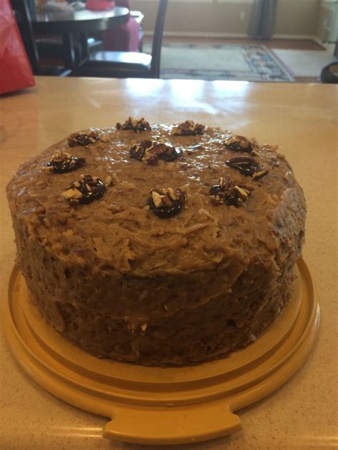 The pan's sides spring free from the base when the clamp is released, so you can remove baked goods without breaking. German chocolate cake | German chocolate cake, Baking ...