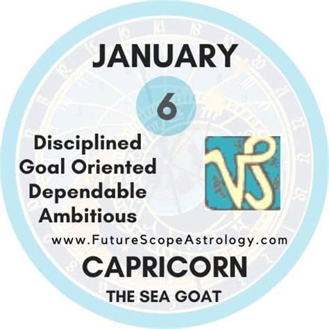 January 6 Zodiac Sign Capricorn Birthday Personality Birthstone
