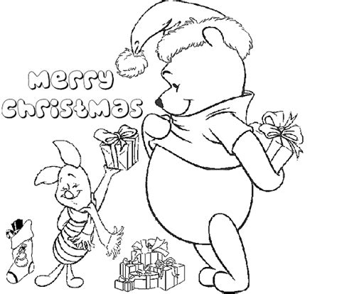 Imagenes de Navidad para colorear de Disney