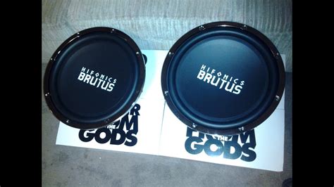 Hifonics Brutus 15 Inch Sub Brz15d4 1st Demo In New Ported Box Youtube