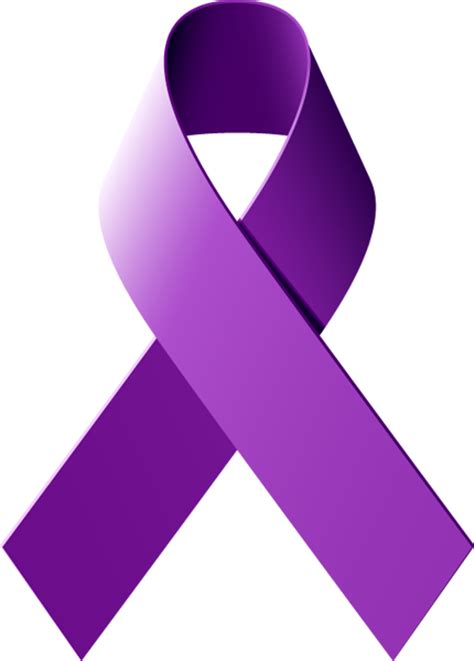Purple Cancer Ribbon Clip Art Clipart Best