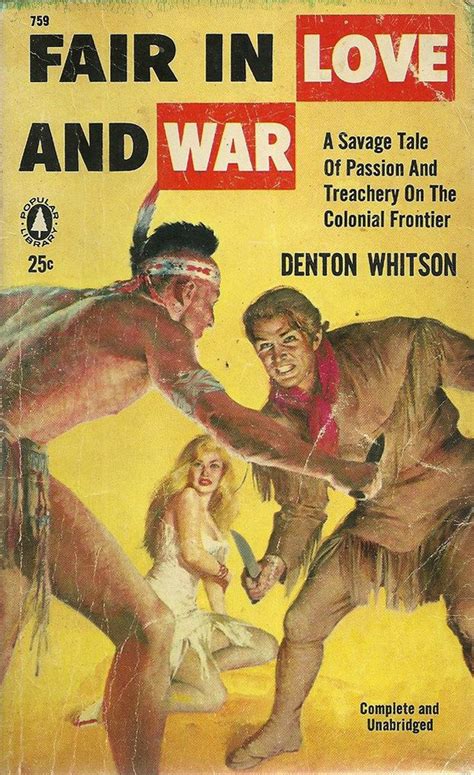 Denton Whitson Fair In Love And War 1956 Popular Library 759