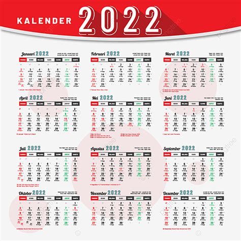 Kalender 2022 Dengan Tanggal Islam Indonesia, Kalender 2022, Kalender