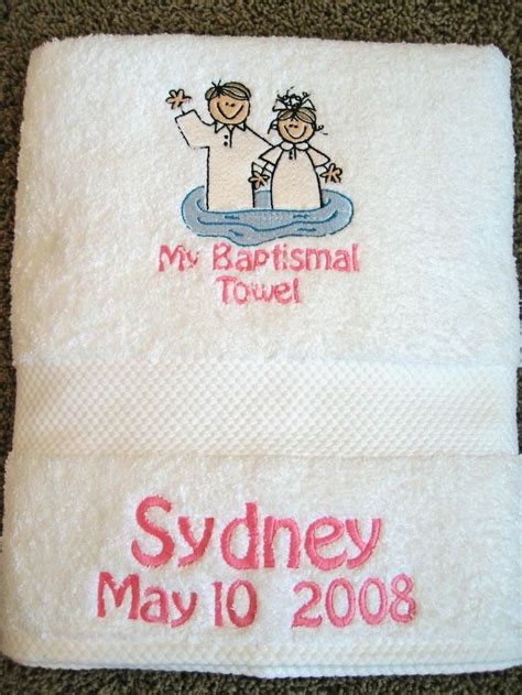 Lds Baptism Towel For Girls Etsy Baptism Girl Lds Baptism Baptism