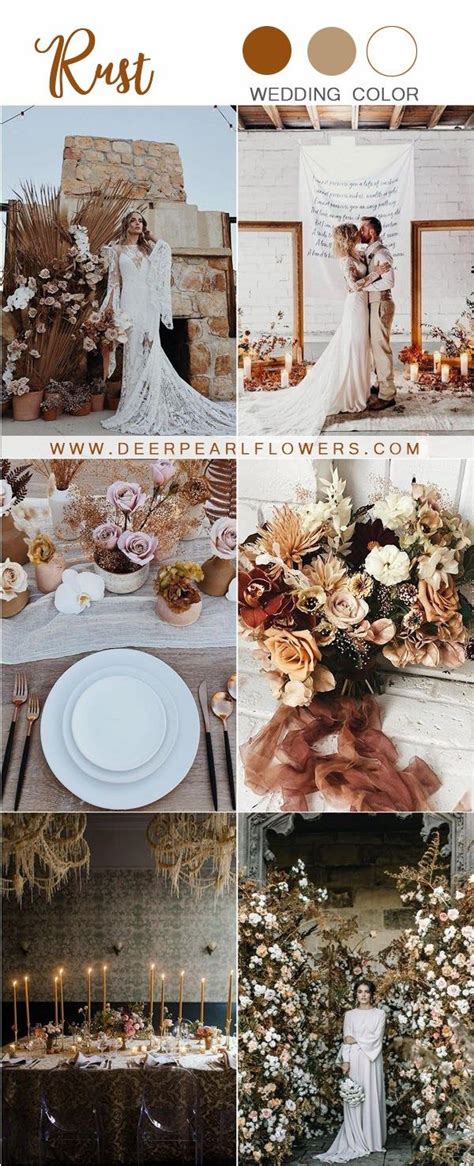Amazing Picture Of Rustic Wedding Colors Rustic