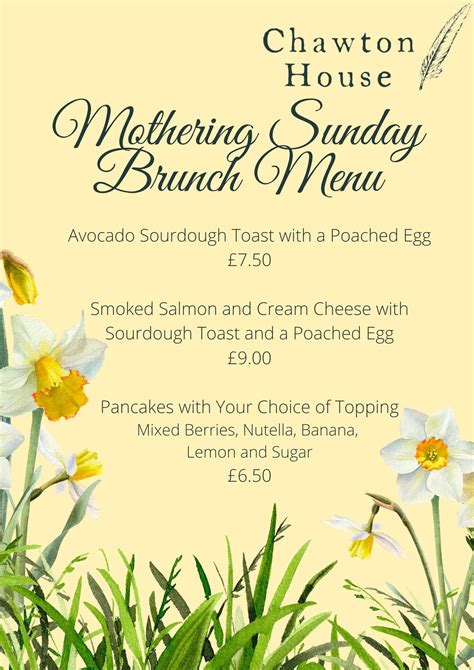 Mother S Day Brunch In The Old Kitchen Hampshires Top Attractions