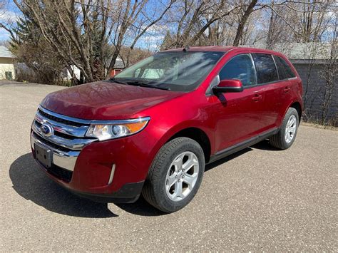 2014 Ford Edge Sel Awd Ruby Red Metallic Tinted Clearcoat 35l 6 Cyl