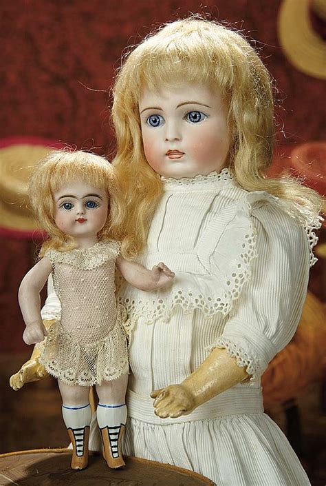 Sonneberg Bisque Closed Mouth Doll With Especially Beautiful Face