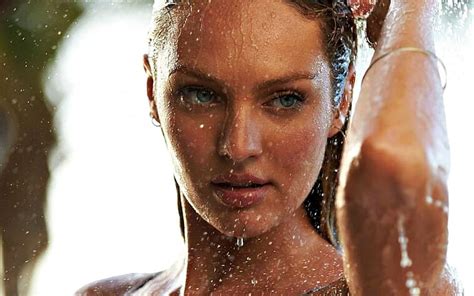 1080p free download candice swanepoel wet model drops woman water girl summer face hd
