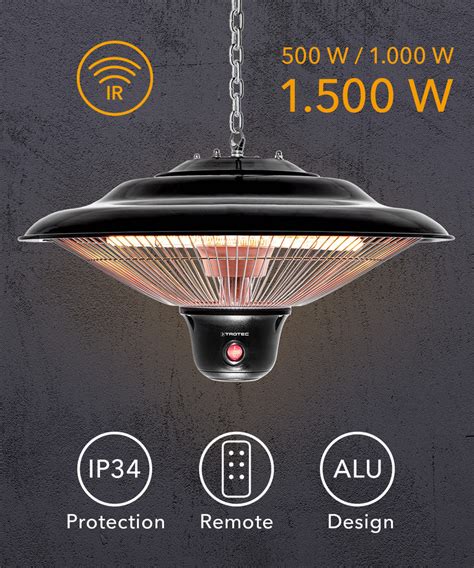 However, infrared and radiant heat is fairly similar and these types of heaters are one in the same. Design radiant ceiling heater IR 1500 SC - TROTEC