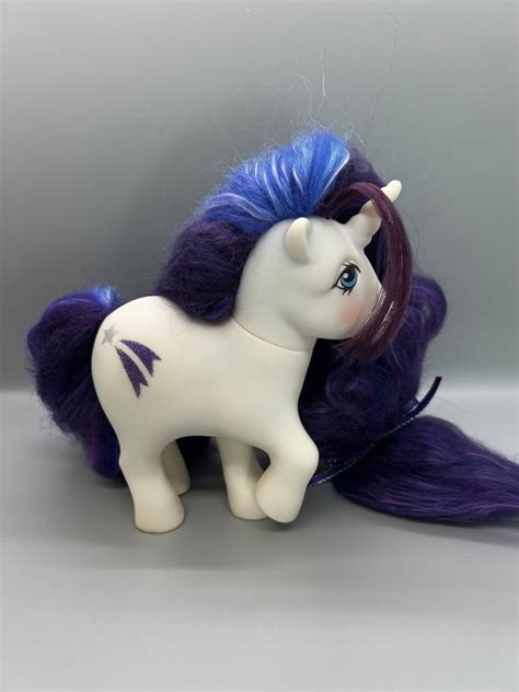 Ooak Custom My Little Pony Glory G1 Original Unicorn Perfume Etsy