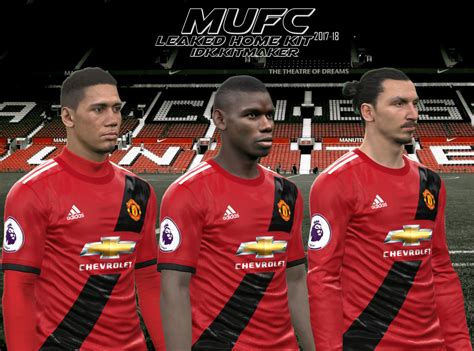 Adidas has revealed the new manchester united home kit for the 2017/18 season, which will be worn for the first time when the club plays the la galaxy on july 15th during their preseason tour in the united states. PES 2017 Kit Manchester United 17/18 - Pes Evolution HD