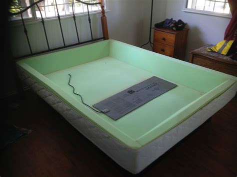 King Soft Side Waterbed With 4 Drawers Complete New Ebay
