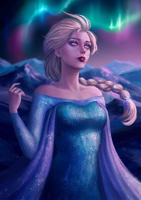 Elsa Fanart By Paula Mäntymäki Disney Princess Art Disney Princess
