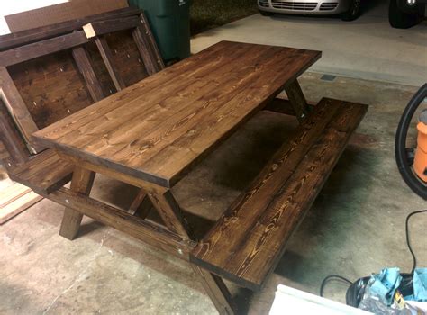 Maybe you would like to learn more about one of these? Ana White | Farmhouse style picnic table - DIY Projects