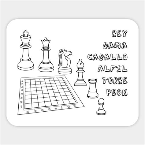 Limited Edition Exclusive Chess Coloring Book Dibujo Ajedrez Para