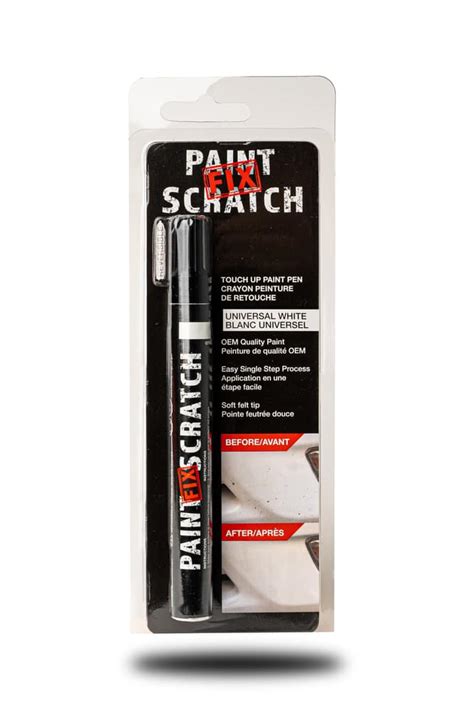 Paint Scratch Fix Automotive Touch Up Paint Pen White Solid Canadian