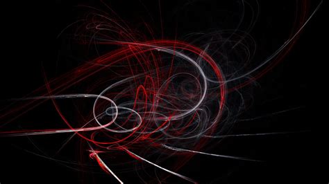 Wallpaper Black Abstract Space Red Symmetry Circle Art Light